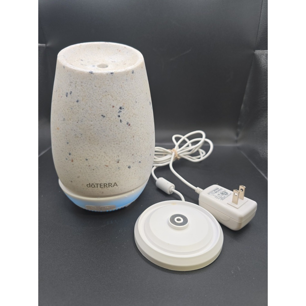 Doterra Roam Stone Ultrasonic Diffuser W/Rechargable Base For Essential Oils